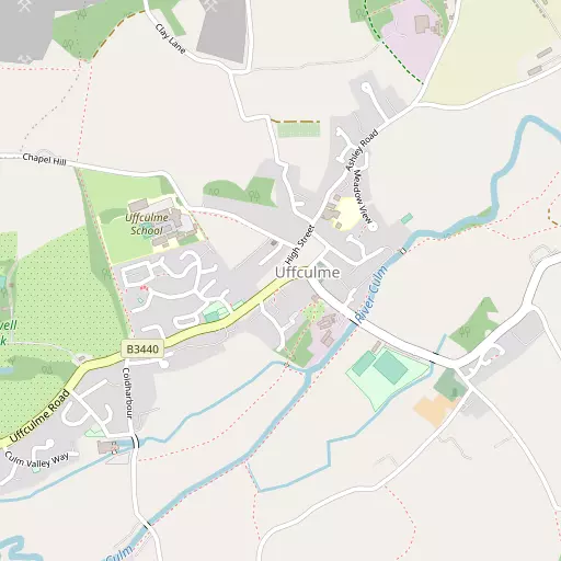 Map of Uffculme