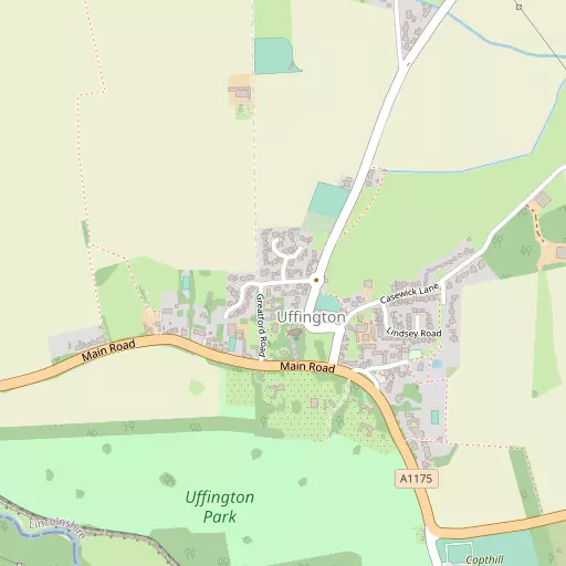 Map of Uffington
