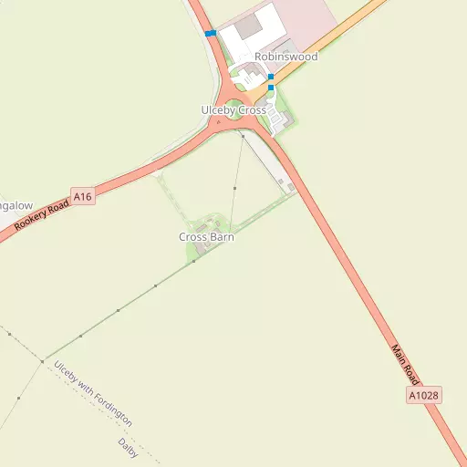 Map of Ulceby Cross