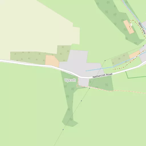 Map of Upcott