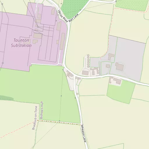 Map of Upcott