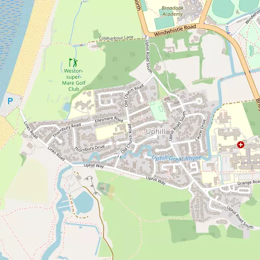 Map of Uphill