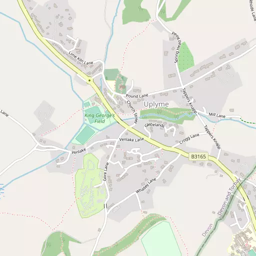 Map of Uplyme