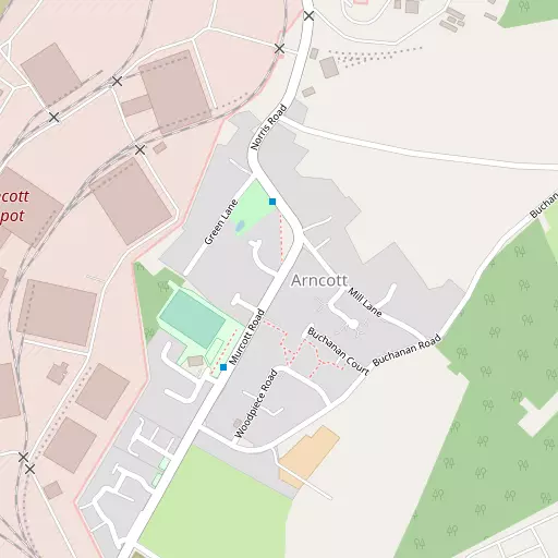 Map of Upper Arncott