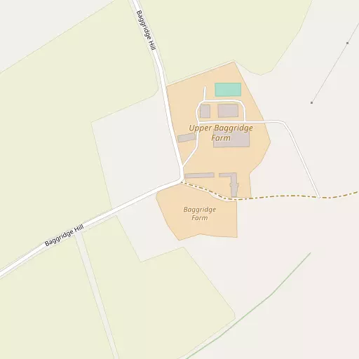 Map of Upper Baggeridge