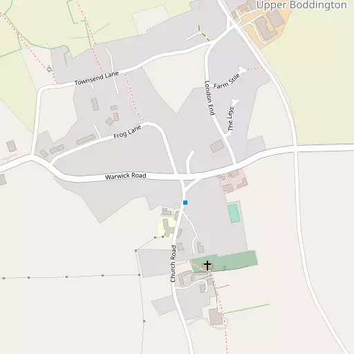 Map of Upper Boddington