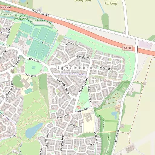 Map of Upper Cambourne