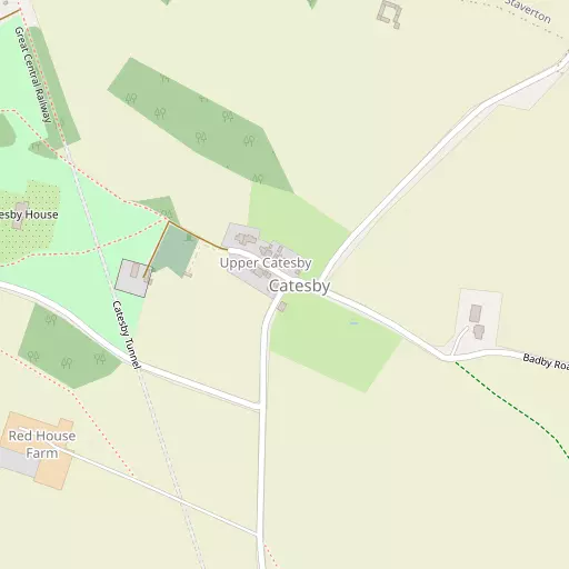 Map of Upper Catesby
