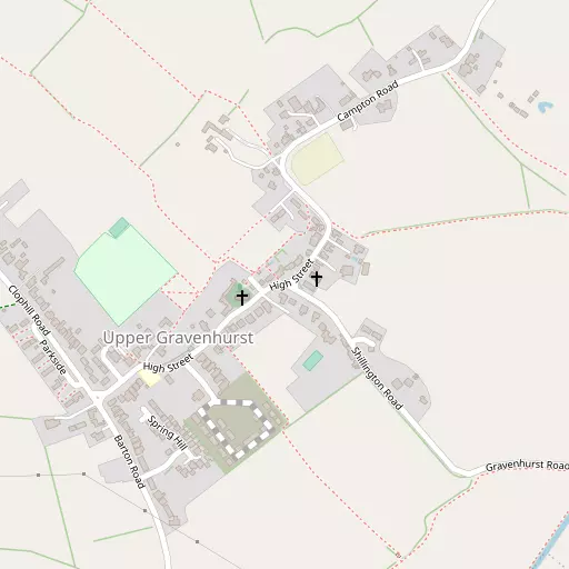 Map of Upper Gravenhurst