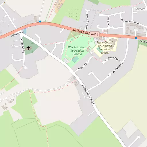 Map of Upper Hartwell