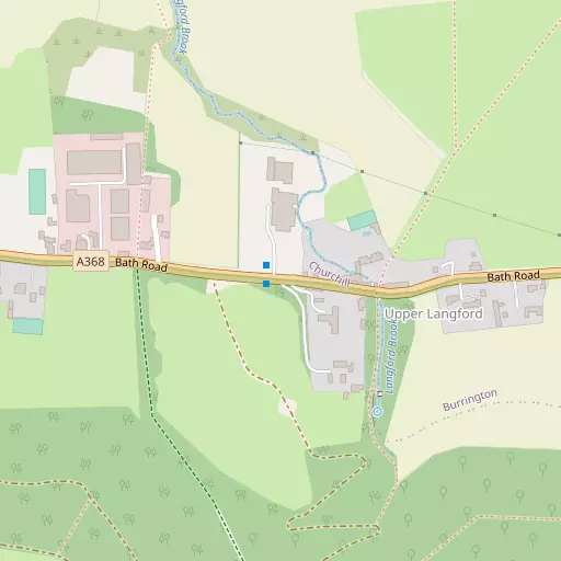 Map of Upper Langford