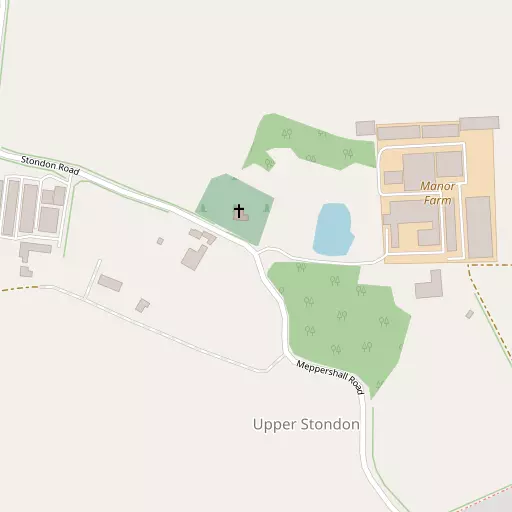 Map of Upper Stondon