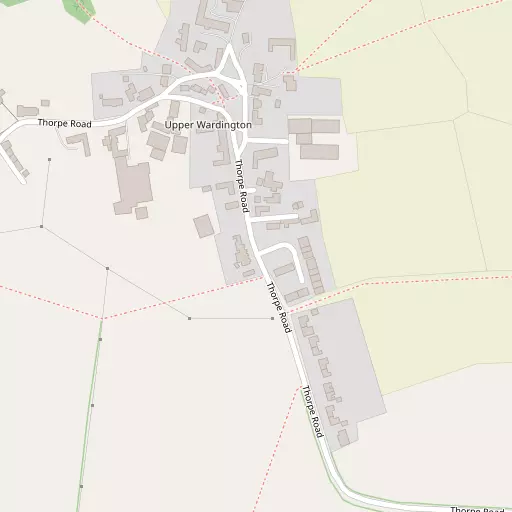 Map of Upper Wardington