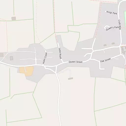 Map of Upper Weedon