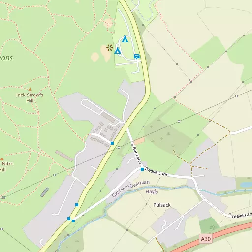 Map of Upton Towans