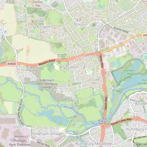 Map of Upton