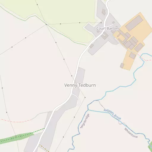 Map of Venny Tedburn