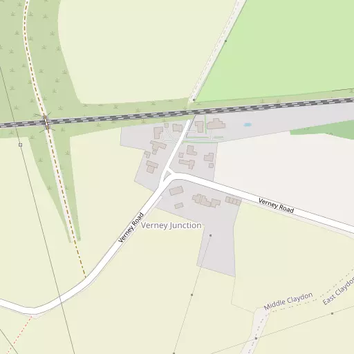 Map of Verney Junction