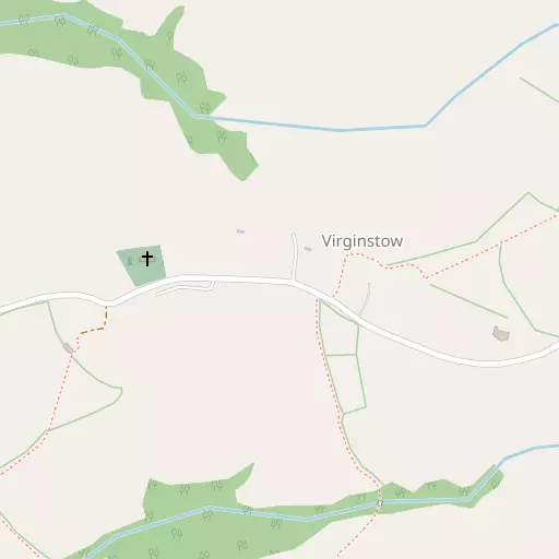 Map of Virginstow