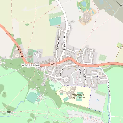 Map of Waddesdon