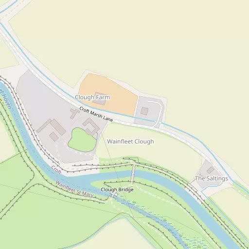 Map of Wainfleet Clough