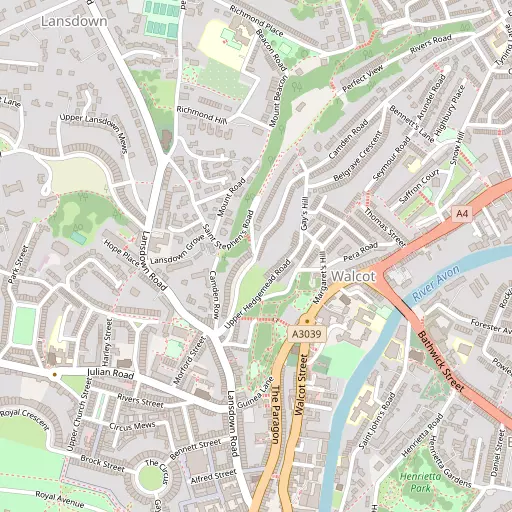 Map of Walcot