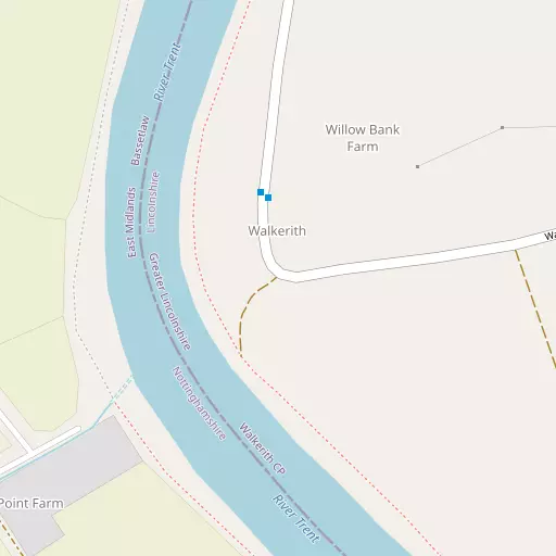 Map of Walkerith