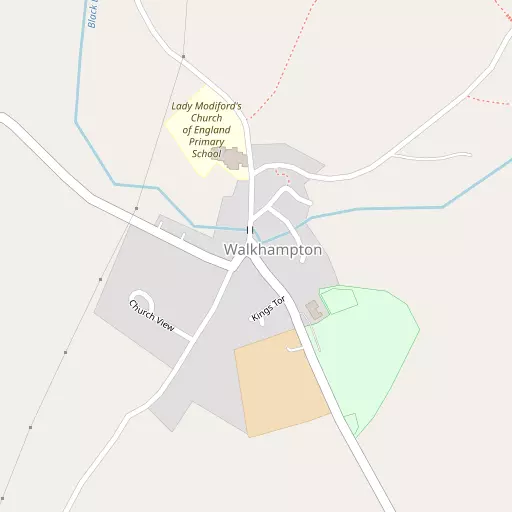 Map of Walkhampton