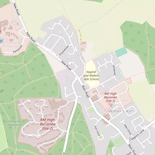 Map of Walter's Ash