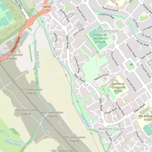 Map of Walton Court