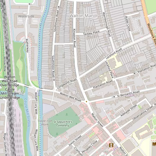 Map of Walton Manor