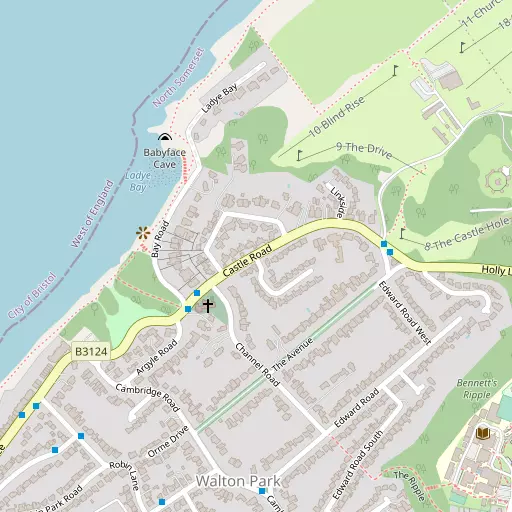 Map of Walton St Mary