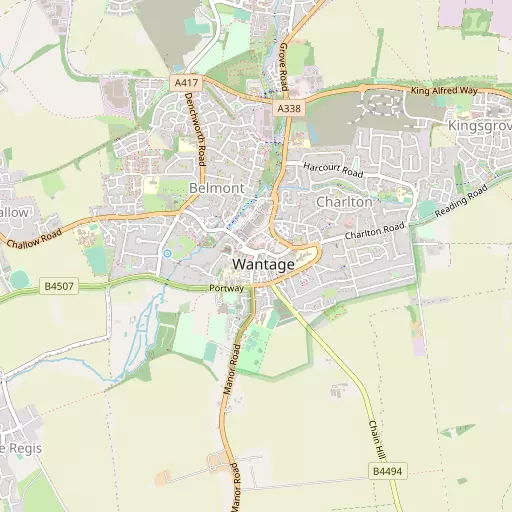 Map of Wantage