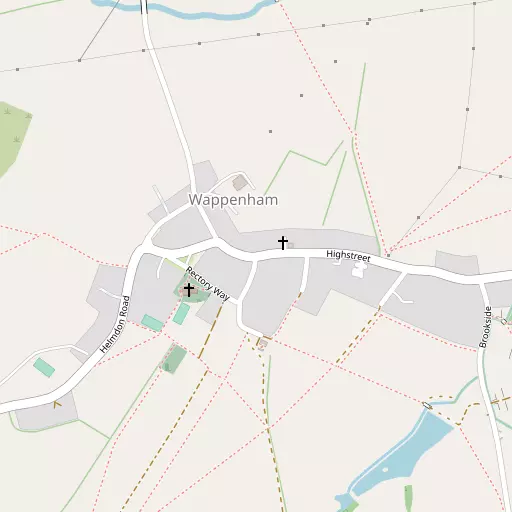 Map of Wappenham