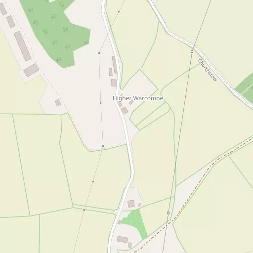 Map of Warcombe