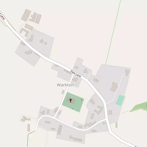 Map of Warkton