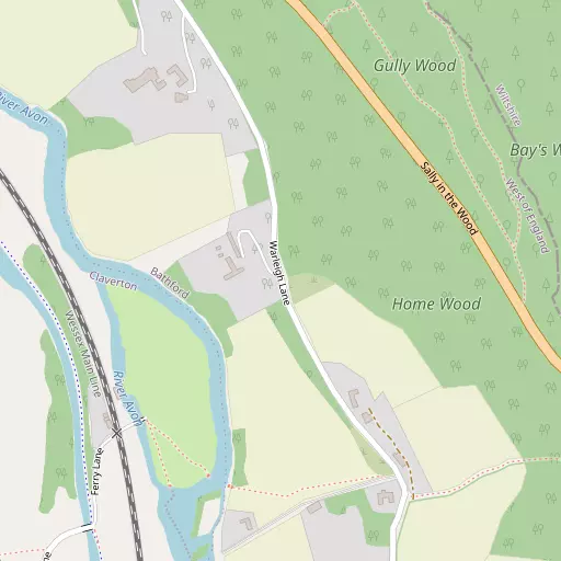 Map of Warleigh