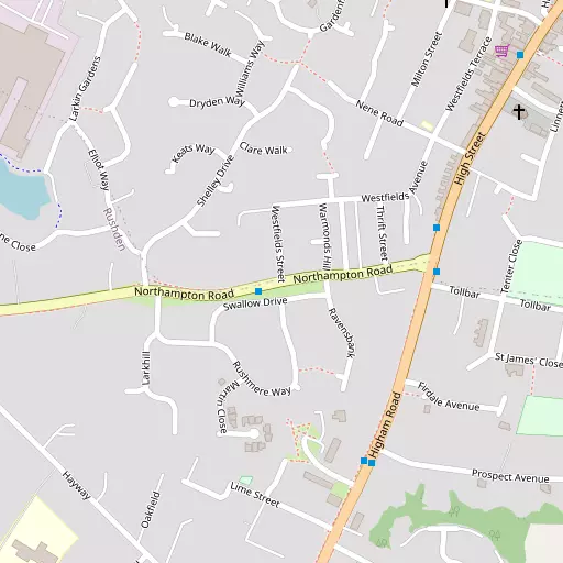Map of Warmonds Hill