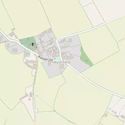 Map of Washfield