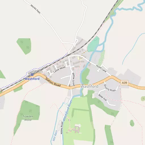 Map of Washford