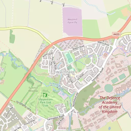 Map of Watchfield