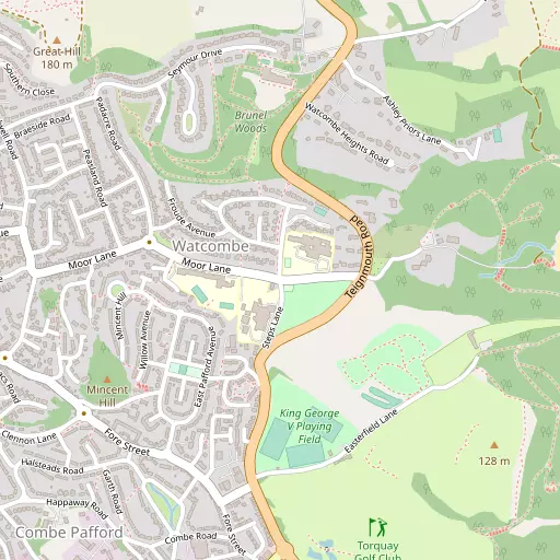 Map of Watcombe