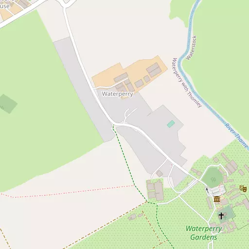 Map of Waterperry