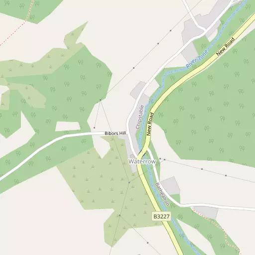 Map of Waterrow