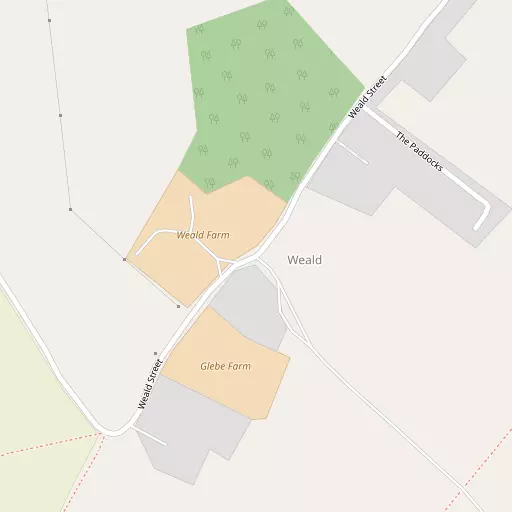 Map of Weald