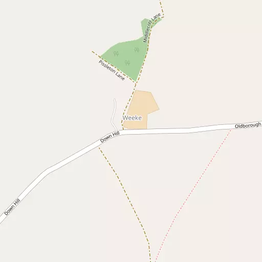 Map of Weeke