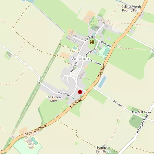 Map of Welbourn