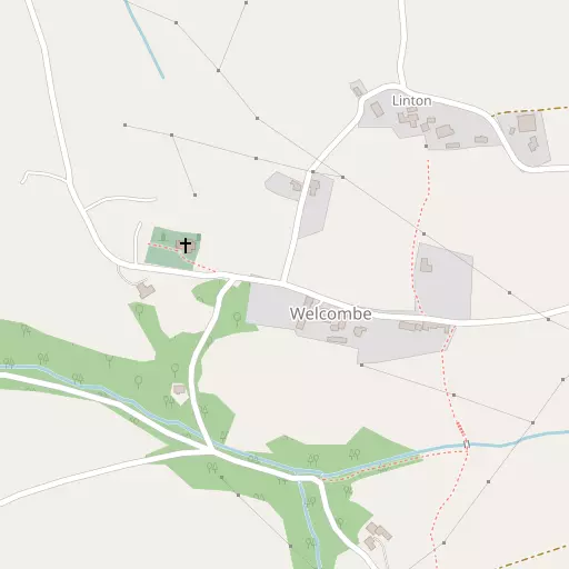 Map of Welcombe