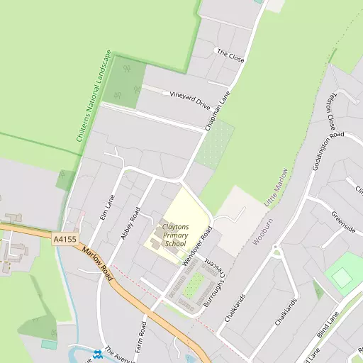 Map of Well End