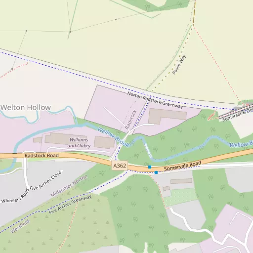 Map of Welton Hollow